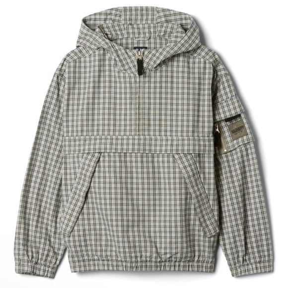 New! Gap x MadHappy Oversized Plaid Anorak in Sea Spray Size XL - Picture 4 of 9